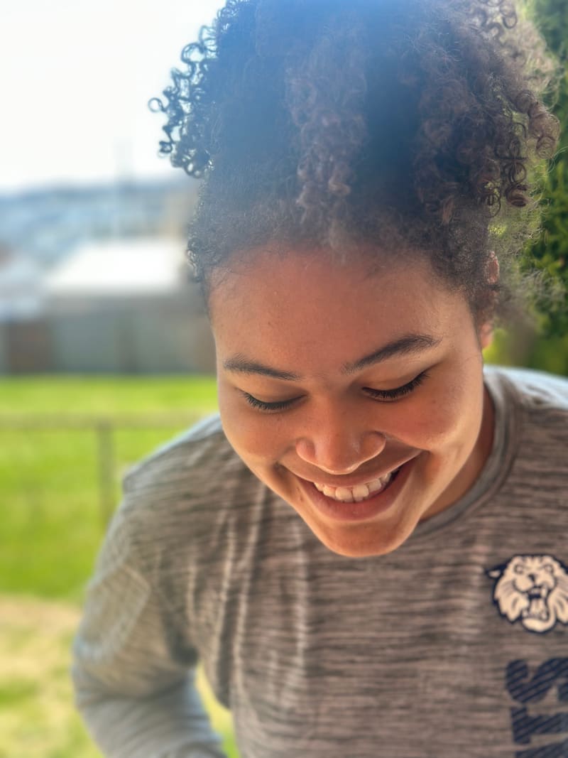 PAAL Program student Kiki engaged in community-based learning and skill development